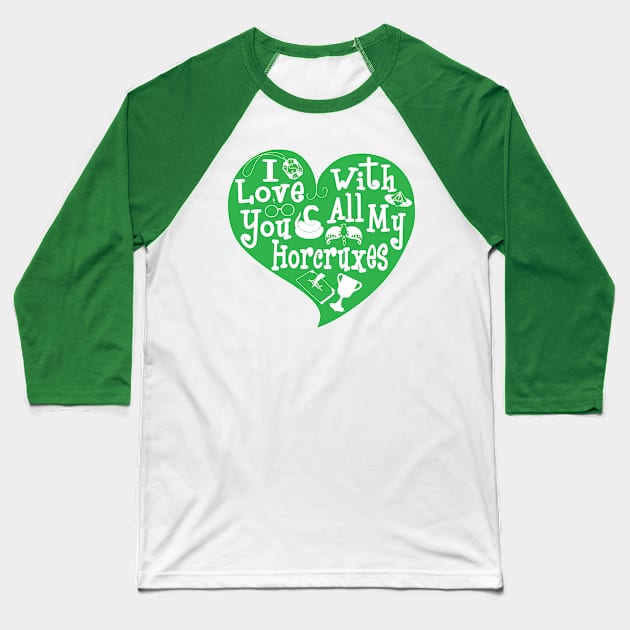 All my heart Baseball T-Shirt by KimbasCreativeOutlet